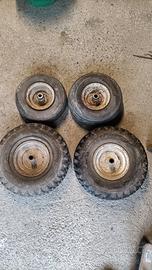 Cerchi e gomme trattorino yardman
