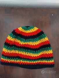 Berretto multicolore  unisex "Rasta"