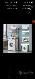 scaffale lavatrice bianco disponibile 