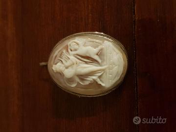 Cammeo vintage argento
