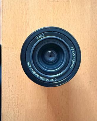 Sony FE 28-60mm f4-5.6 (SEL2860) Garanzia 2027