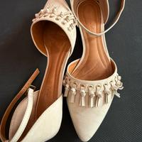 Ballerine scamosciate