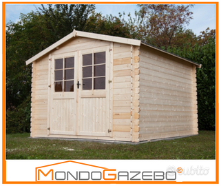 Casa legno Ambra casetta gazebo 340x340 spess 34mm