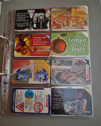 lotto di schede telefoniche