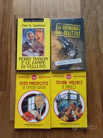 Set 4 libri gialli 