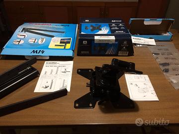 Supporto Porta TV + supporto porta decoder da muro