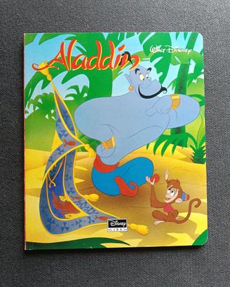Libro cartonato bambini vintage Aladdin, Disney 93