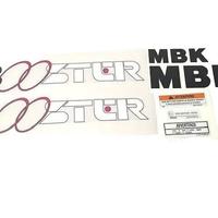 ADESIVI MBK BOOSTER 50 TRASPARENTE NERO BIANCO E R