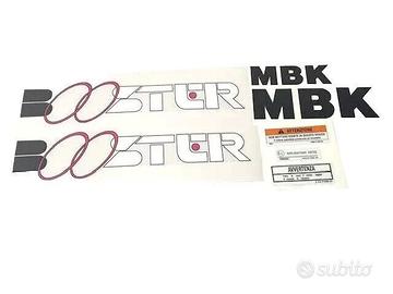 ADESIVI MBK BOOSTER 50 TRASPARENTE NERO BIANCO E R