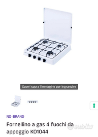 Accessori da campeggio piano cottura