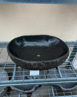 Lavandino in sasso di fiume superiore a 55cm