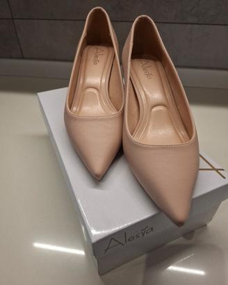 décolleté Alesya  color nude come nuove