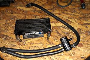 radiatore olio valvola LOCKHART moto anni 70'