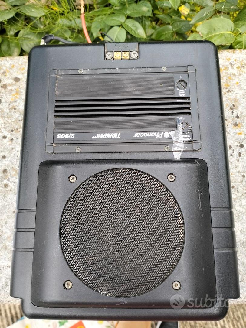 Subwoofer attivo per auto PHONOCAR THUNDERNDE Audio/Video In vendita