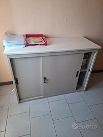 Armadietto basso metallo ufficio 123x88