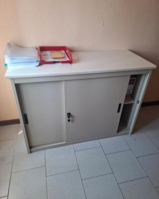 Armadietto basso metallo ufficio 123x88