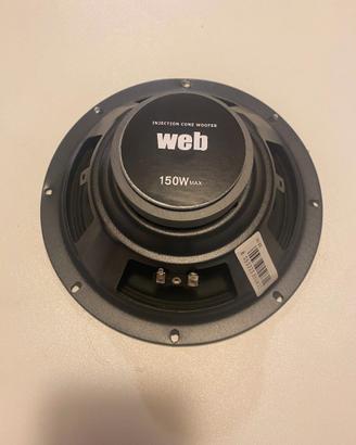 Coppia di woofer 150 W 8 ohm 8"