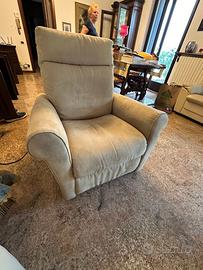 Poltrona elettrica reclinabile