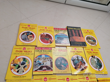 29 libri gialli serie Mondadori, lettura. Wallace