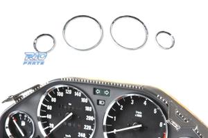 CERCHI CROMATI QUADRO STRUMENTI BMW E30 LOOK M3