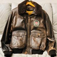 Giacca Avirex G-1 originale pelle marrone XL
