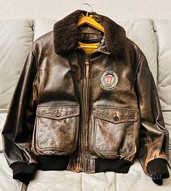 Giacca Avirex G-1 originale pelle marrone XL