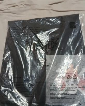 Maglia nera One Piece X Burger King Nuova L