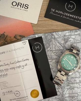 Oris Divers Sixty Five Cotton Candy