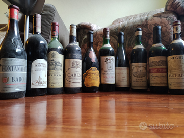 Bottiglie di vino da collezione