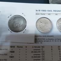 moneta C.50 leoni regno 1919