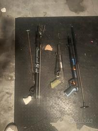 3 Fucili da pesca subacquea