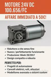 MOTORE 24V DC 100.656/FC