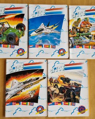G.i. joe - set di quaderni (anni '80)