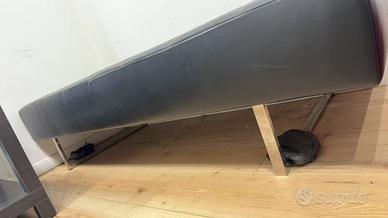 Panchina in pelle 60x170