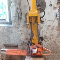 Spaccalegna elettrico + Motosega Husqvarna 51