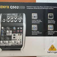 Behringer Q502USB n- Mixer analogico
