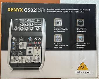 Behringer Q502USB n- Mixer analogico