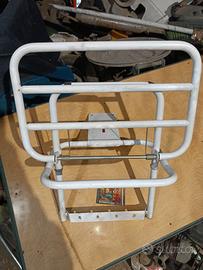 Portapacchi posteriore vespa piaggio px bianco nos