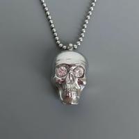 Ra-Re Collana con pendente Teschio in metallo