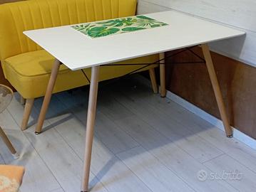 TAVOLO bianco cm 110x70, h 70cm