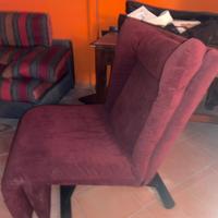 Poltrona bordeaux
