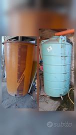 2 serbatoi per acqua 700 e 1000 litri – 100 €