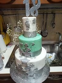 Torta scenografica 3 piani