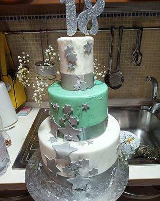 Torta scenografica 3 piani