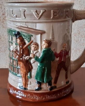 ROYAL DOULTON boccale OLIVER TWIST 1949  RARO
