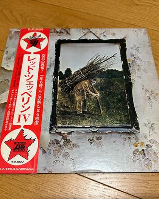 Led Zeppelin IV Zoso 1ed 1971 disco vinile Japan
