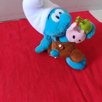 Peluche Puffo con farfalla Peyo