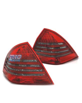 FANALI MERCEDES CLASSE C W203 04-07 LED ROSSO GRIG