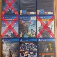 PS4: giochi vari per console Playstation 4 (PS 4)