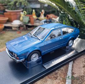 modellino auto scala 1/18 alfa romeo alfetta gt